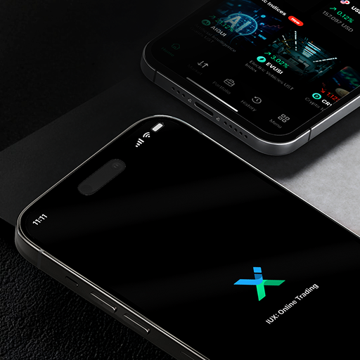 Trading app UI mockup